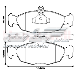 Тормозні колодки Jurid/Bendix 571492D