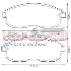 Передні тормозні колодки 573304J Jurid/Bendix