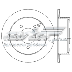 Диск гальмівний задній 562552JC Jurid/Bendix