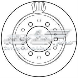 Диск гальмівний задній 562738JC Jurid/Bendix