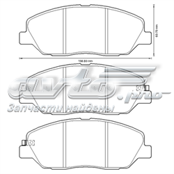 Купити 572607J Jurid/Bendix Колодки гальмівні передні, дискові