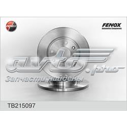 Диск гальмівний передній TB215097 Fenox