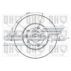 Купити BDC4816 QUINTON HAZELL Диск заднього гальма