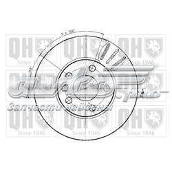 Диск гальмівний передній QUINTON HAZELL BDC3787