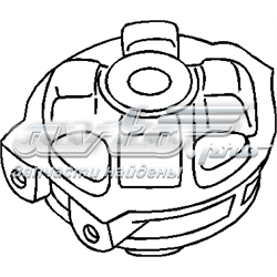 Подушка трансмісії (опора коробки передач) 104140755 Hans Pries (Topran)
