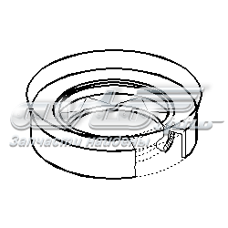Сальник піввісі заднього моста, внутрішній 107755016 Hans Pries (Topran)