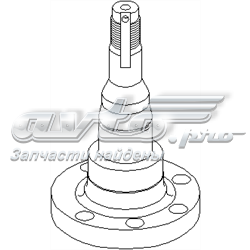 Цапфа - поворотний кулак задній 103511756 Hans Pries (Topran)