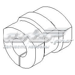 Втулка стабілізатора переднього 500323466 Hans Pries (Topran)