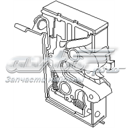 Замок задньої дверї, правої 103433756 Hans Pries (Topran)
