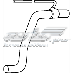 Шланг/патрубок радіатора охолодження, верхній 107346586 Hans Pries (Topran)