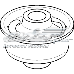 Сайлентблок переднього нижнього важеля 102774755 Hans Pries (Topran)