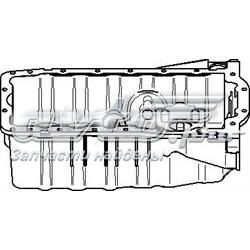 Піддон масляний картера двигуна 110614755 Hans Pries (Topran)