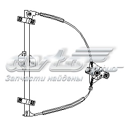 Механізм склопідіймача двері передньої, лівої 102886756 Hans Pries (Topran)