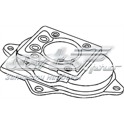 Фланець карбюратора 100963755 Hans Pries (Topran)