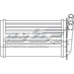 Радіатор пічки (обігрівача) 107407755 Hans Pries (Topran)