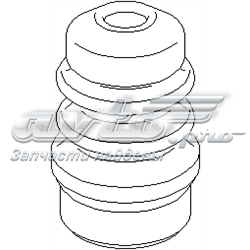 Буфер-відбійник амортизатора переднього 107667015 Hans Pries (Topran)