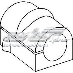 Втулка стабілізатора переднього 206845466 Hans Pries (Topran)