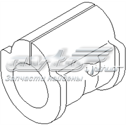 Втулка стабілізатора переднього 107363466 Hans Pries (Topran)