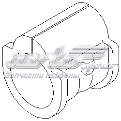 Втулка стабілізатора переднього 107364466 Hans Pries (Topran)