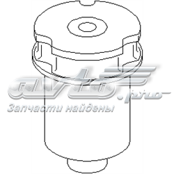 Сайлентблок задньої балки/підрамника 104428755 Hans Pries (Topran)