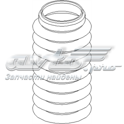 Пильник амортизатора заднього 103519546 Hans Pries (Topran)