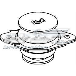 Подушка (опора) двигуна, ліва 103457755 Hans Pries (Topran)