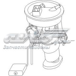 Модуль паливного насосу, з датчиком рівня палива 500819756 Hans Pries (Topran)