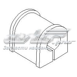 Втулка стабілізатора заднього 200781755 Hans Pries (Topran)