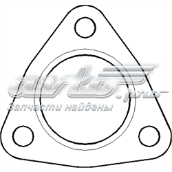Прокладка прийомної труби глушника 107209015 Hans Pries (Topran)