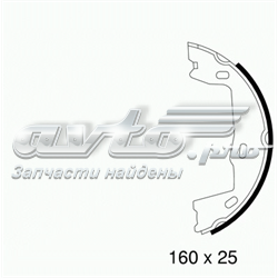 Колодки стоянкового гальма Textar 2746601