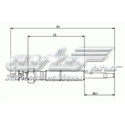 Свічка накалу UC38A Magneti Marelli