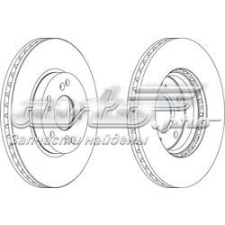 Купити DDF1557 Ferodo Ротор гальмівний
