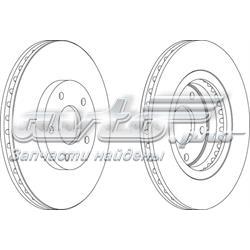 Диск переднього гальма Ferodo DDF1589 ціна, від 45.56 USD
