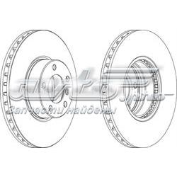 DDF1202 Ferodo Гальмо дискове переднє