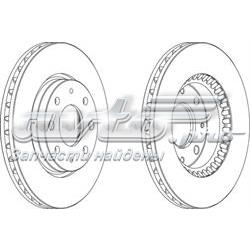 DDF1528 Ferodo Гальмо дискове переднє