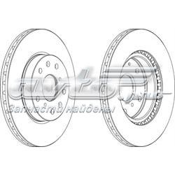 DDF1620 Ferodo Гальмо дискове переднє
