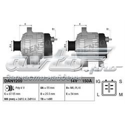 Генератор автомобільний Denso DAN1205