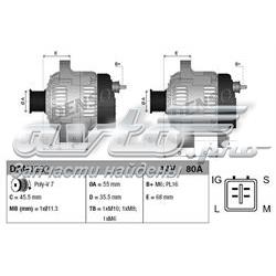 Купити DAN1282 Denso Генератор