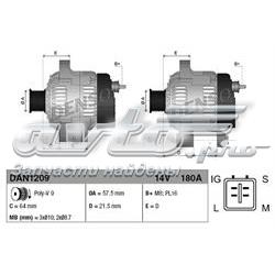 DAN1209 Denso Авто генератор