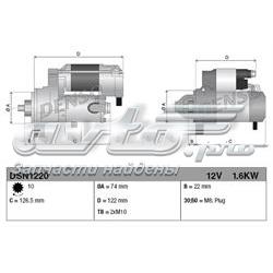 DSN1220 Denso Стартер двигуна