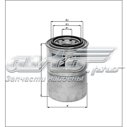 Паливний фільтр KC82D Mahle Original