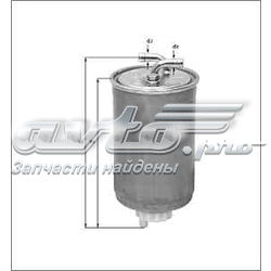 Паливний фільтр KL43 Mahle Original