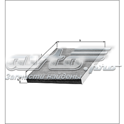 Фільтр повітряний обігрівача Mahle Original LAK156 ціна, від 22.18 USD