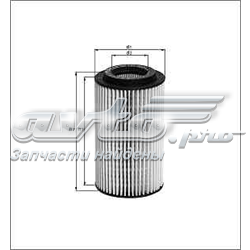 OX153D3ECO Mahle Original Фільтр масла