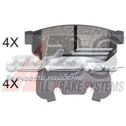 37991 ABS Колодки гальмівні задні, дискові
