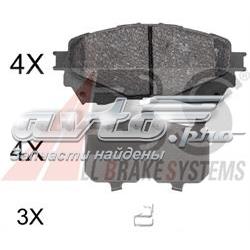 Гальмівні колодки ABS 37977 ціна, від 20.84 USD