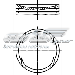 0635500 Mahle Original Поршня на 1 циліндр, STD