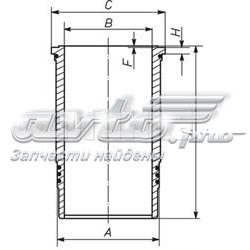 Гільза поршнева Mahle Original 099LW00104001 ціна, від 107.03 USD