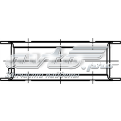 Вкладиші колінвала, корінні, комплект, стандарт (STD) M92173STD AE