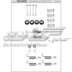 Монтажний комплект задніх барабанних колодок Quick Brake 1050025 ціна, від 7.18 USD